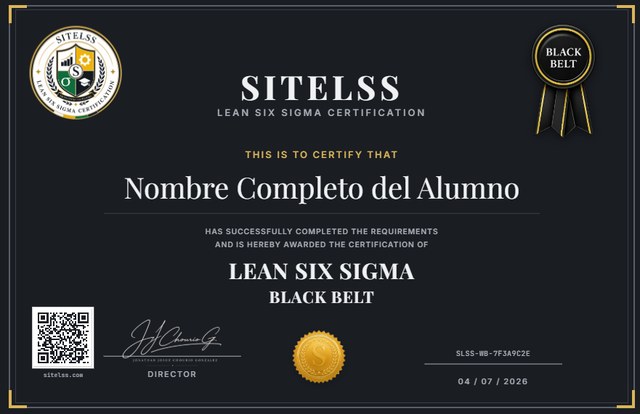 Certificado Black Belt